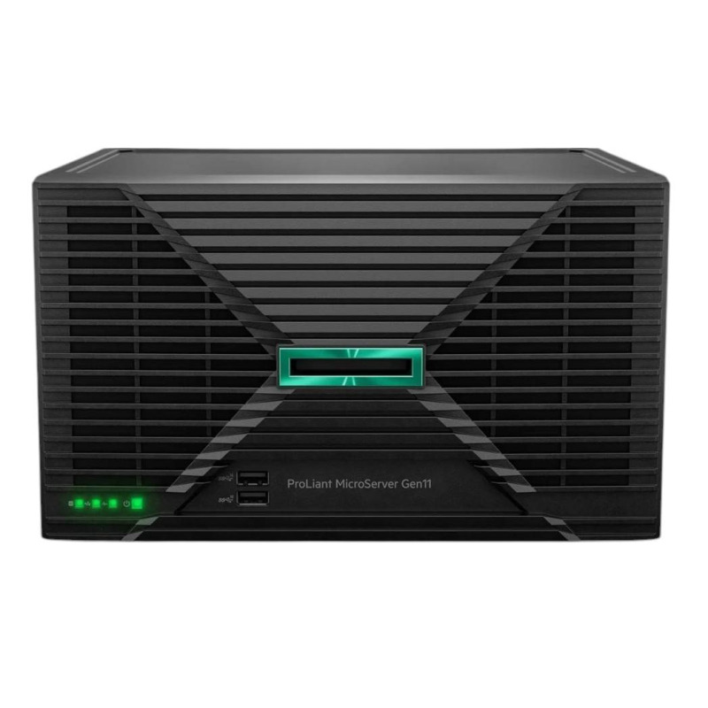 HPE ProLiant MicroServer Gen11 E-2434 4c 16GB-U 4LFF-NHP 2x1TB HDD 180W External PS LA Cmp Mod Svr