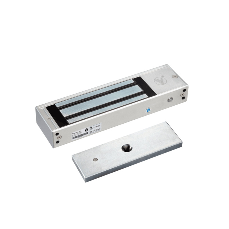 YLI YM750NTLED - Cerradura Magnética 750 kg o 1500 Lb de Fuerza de Sujeción / Indicador Led / Uso Interior / Retardo de tiempo / Voltaje Dual 12v/24 VDC / Compatible con Soporte MBK750ZL image 5