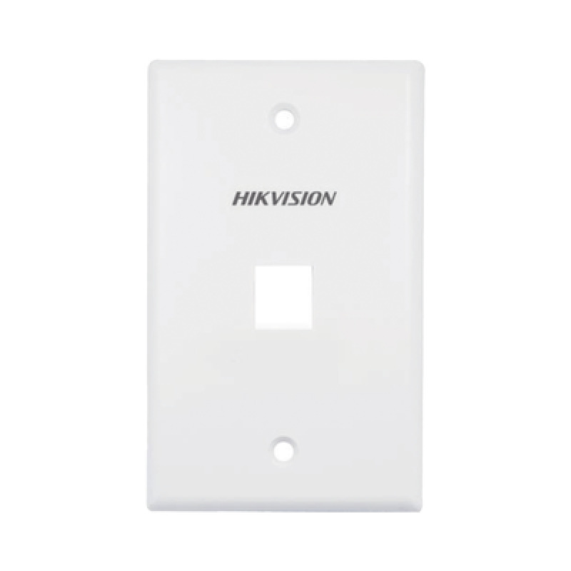 Placa de Pared Face Plate / 1 Puerto / Color Blanco / Caja con 20 Piezas / ABS