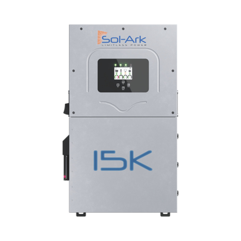 Inversor Hibrido SOLARK 15 Kw 220 Vcc Fase Dividida  WIFI incluido IP65 Entrada de Baterías a 48 Vcc