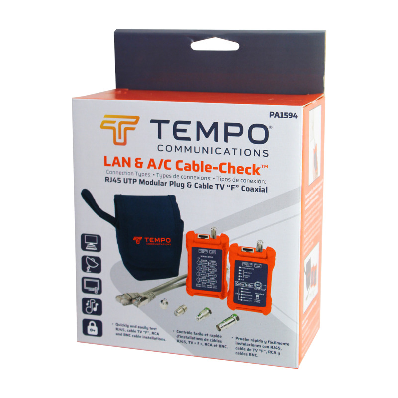 Tester Profesional para mapeo de cables de red/coaxiales image 9