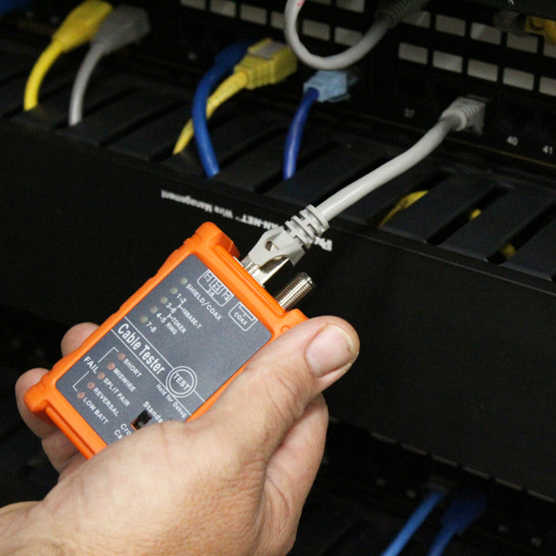 Tester Profesional para mapeo de cables de red/coaxiales image 10