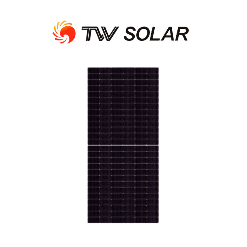 TW SOLAR TWMND - N-type Half-cell  Bifacial Module  - Módulo Solar 615W / Marco de aleación de aluminio anodizado / 132 Celdas / Capa Antireflejo / Protección IP68 #SOLAR