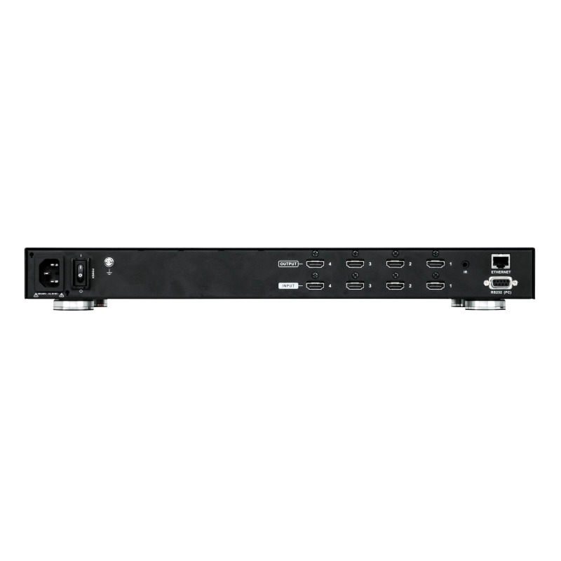 SWITCH DE MATRIZ HDMI | 4X4 | CON ESCALADOR | COMPATIBLE CON VIDEOWALL | Seamless Switch | IR | RS232 | ETHERNET  image 4