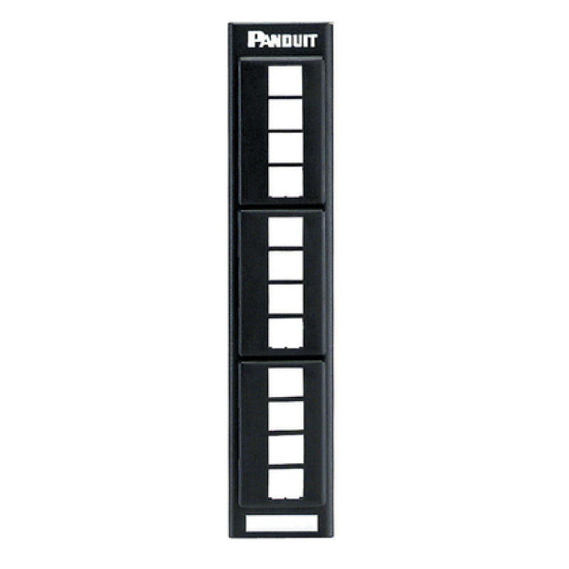 Panel de Parcheo Modular Keystone Sin Conectores de Montaje en Pared usando Accesorio WB89D 12 Puertos