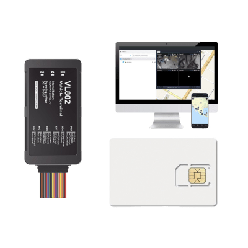 Localizador vehicular 4G Boton de Emergencia y Relevador incluidos