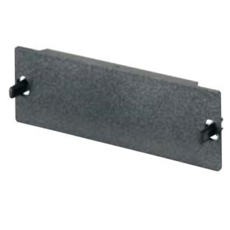 Placa Ciega FAP Para Reservar Espacio de Uso Futuro en Paneles de Fibra Óptica Color Negro