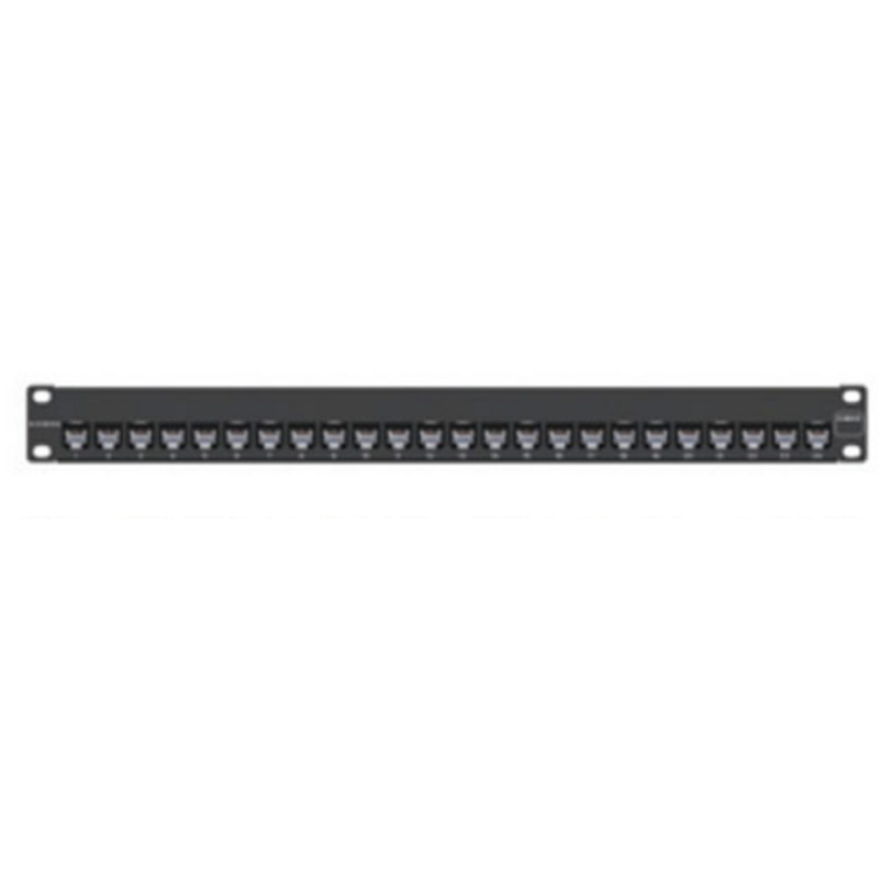 Patch Panel ZMAX de 24 puertos Modular vacío Plano 1UR