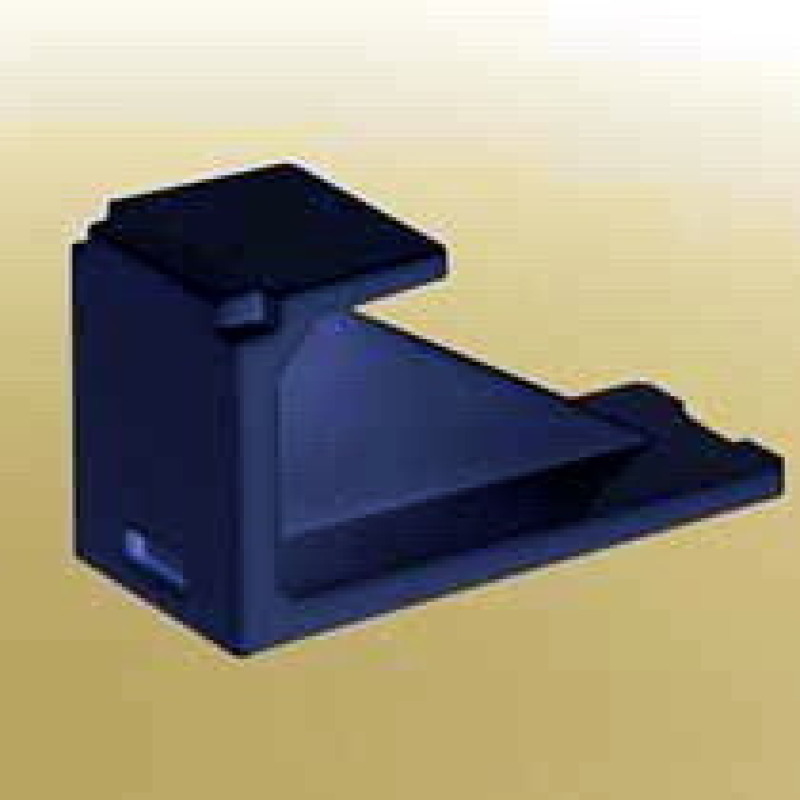 Módulo de tapa ciega Inserto Ciego MiniCom Color Negro 1 Pieza