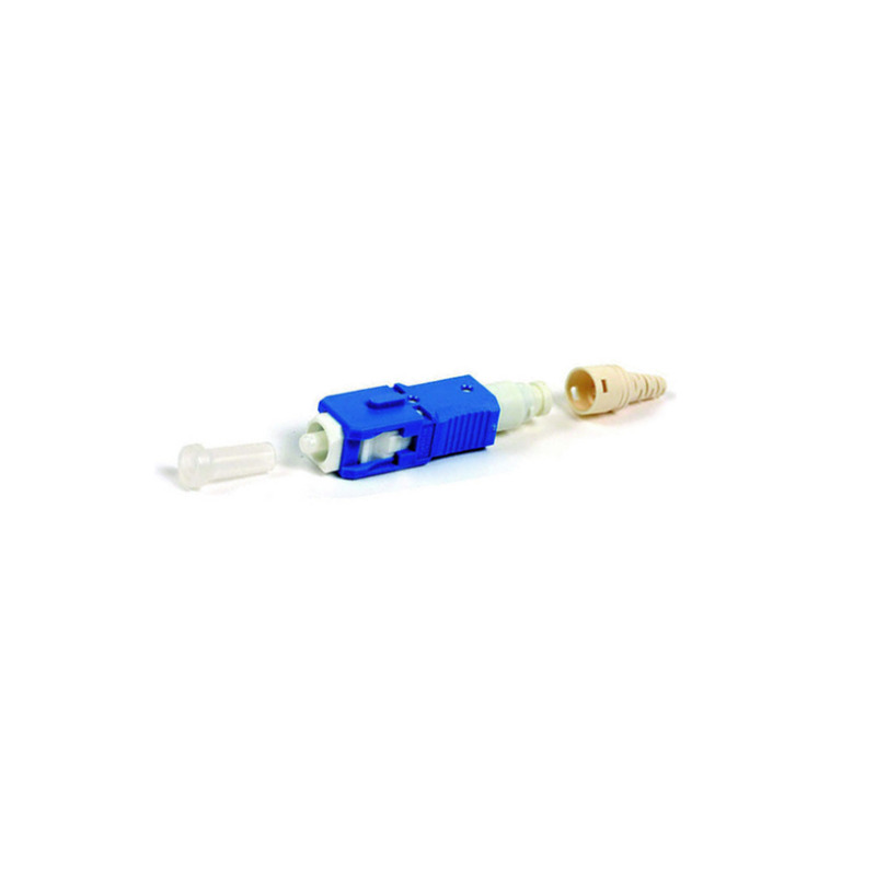 Conector de Fibra Óptica prepulido LightBow SC/UPC Simplex Monomodo OS1/OS2 reterminable Color Azul
