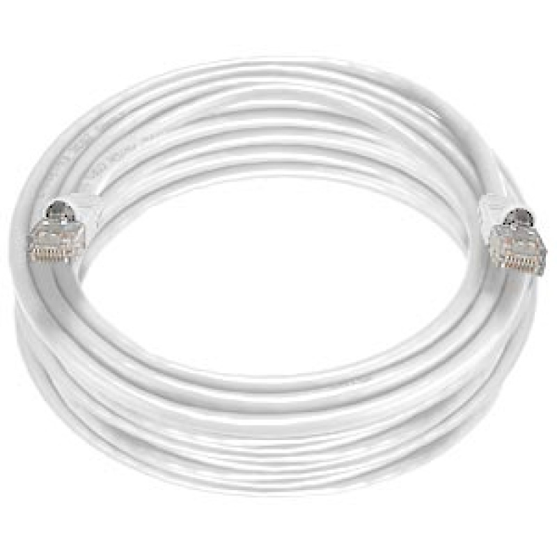 Cable de Parcheo TX6 UTP Cat6 Diámetro Reducido 28AWG Color Blanco Mate 7ft