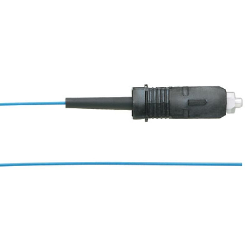 Pigtail de Fibra Óptica SC Simplex Monomodo OS2 9/125 900um Color Azul 1 Metro