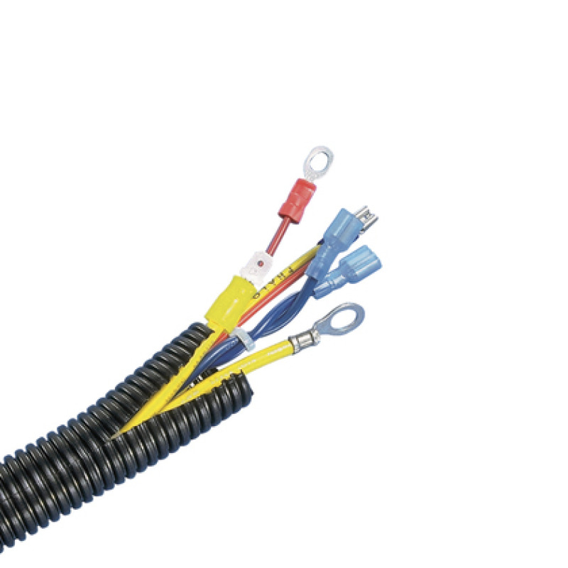Tubo Corrugado Abierto para Protección de Cables 75in 191 mm de Diámetro 305 m de Largo Color Negro