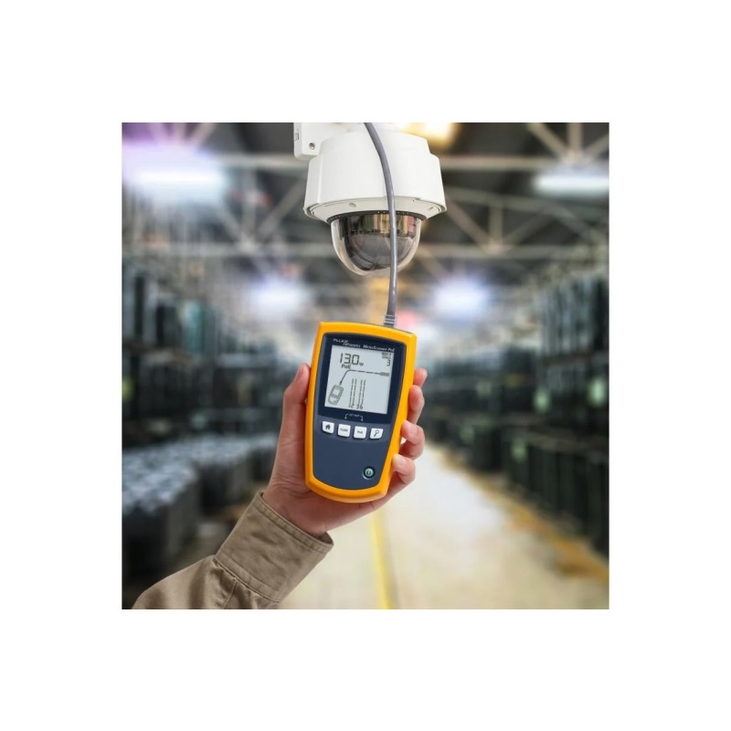 Kit Profesional de Verificador de Red MicroScanner PoE para Comprobación de Redes de Voz Datos Video y PoE 8023af at bt y UPOE Con Pantalla LCD Retroiluminada image 7