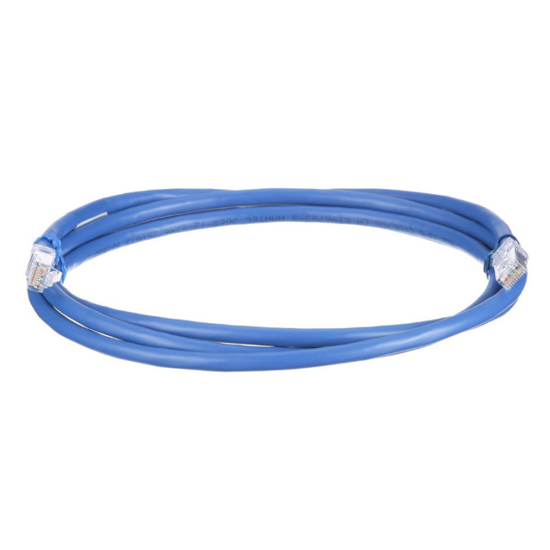 Cable de Parcheo UTP Cat6A 24 AWG CM Color Azul 10ft