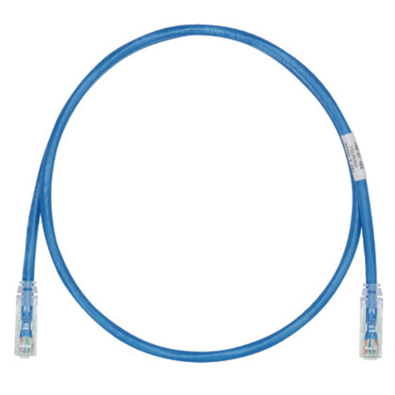 Cable de Parcheo TX6 UTP Cat6 24 AWG CM Color Azul 10 Metros