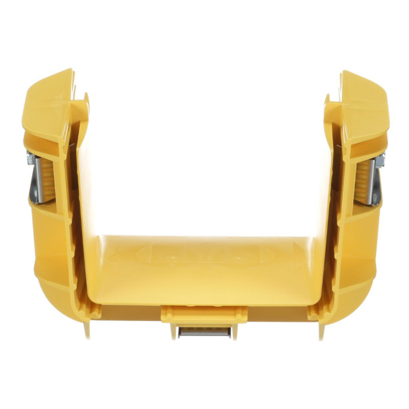 Union Recta Cople Para Canaleta FiberRunner 4X4 Color Amarillo