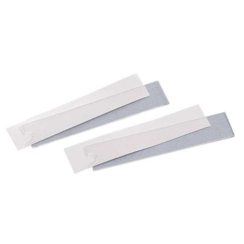 Kit de 50 Etiquetas y 50 Cubiertas para Uso con Placas de Pared MiniCom Ejecutivas o Clásicas con Espacio para Etiqueta