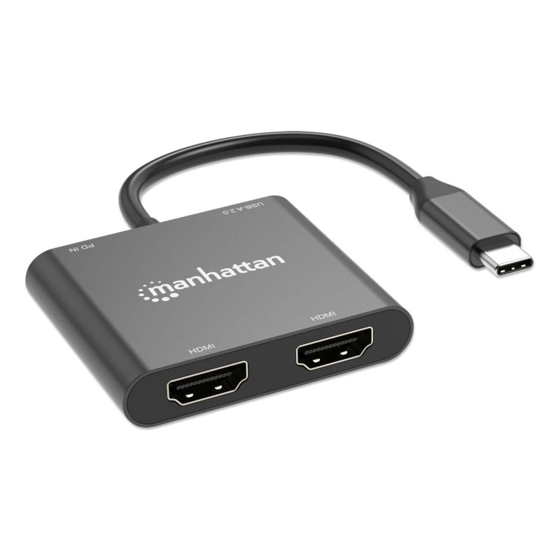 ADAPTADORES/MANHATTAN/154321/CONVERTIDOR USB-C A HDMI 2 PUERTOS 4K - MST image 5
