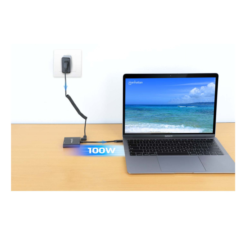 ADAPTADORES/MANHATTAN/154321/CONVERTIDOR USB-C A HDMI 2 PUERTOS 4K - MST image 6