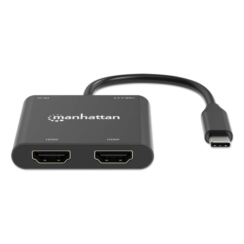 ADAPTADORES/MANHATTAN/154321/CONVERTIDOR USB-C A HDMI 2 PUERTOS 4K - MST image 7