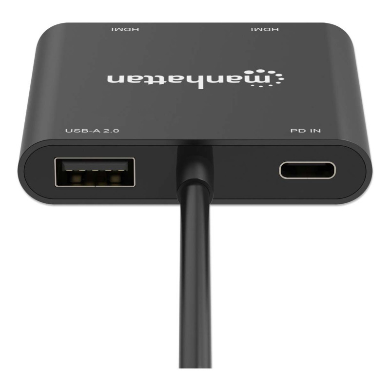 ADAPTADORES/MANHATTAN/154321/CONVERTIDOR USB-C A HDMI 2 PUERTOS 4K - MST image 9