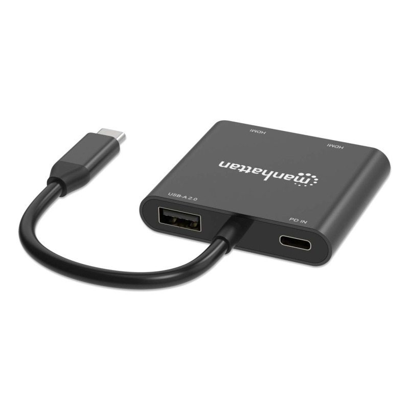 ADAPTADORES/MANHATTAN/154321/CONVERTIDOR USB-C A HDMI 2 PUERTOS 4K - MST image 11