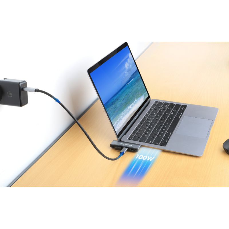 DOCKING/MANHATTAN/190404/DOCKING STATION USB-C 4 EN 1 ADAPTADOR PORTÁTIL image 11