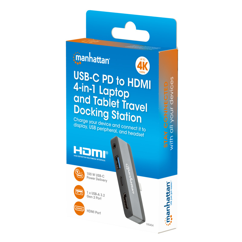 DOCKING/MANHATTAN/190404/DOCKING STATION USB-C 4 EN 1 ADAPTADOR PORTÁTIL image 13