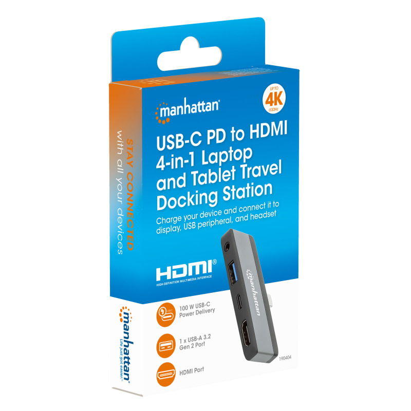 DOCKING/MANHATTAN/190404/DOCKING STATION USB-C 4 EN 1 ADAPTADOR PORTÁTIL image 14