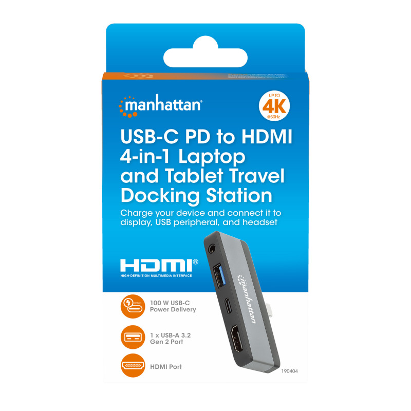 DOCKING/MANHATTAN/190404/DOCKING STATION USB-C 4 EN 1 ADAPTADOR PORTÁTIL image 15