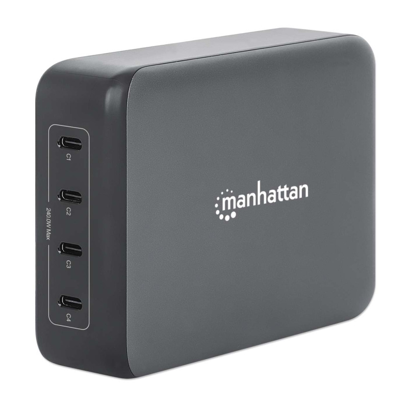 ESTACIONDECARGA/MANHATTAN/102667/ESTACIÓN DE CARGA PD CON 4 PUERTOS USB-C - 240 W