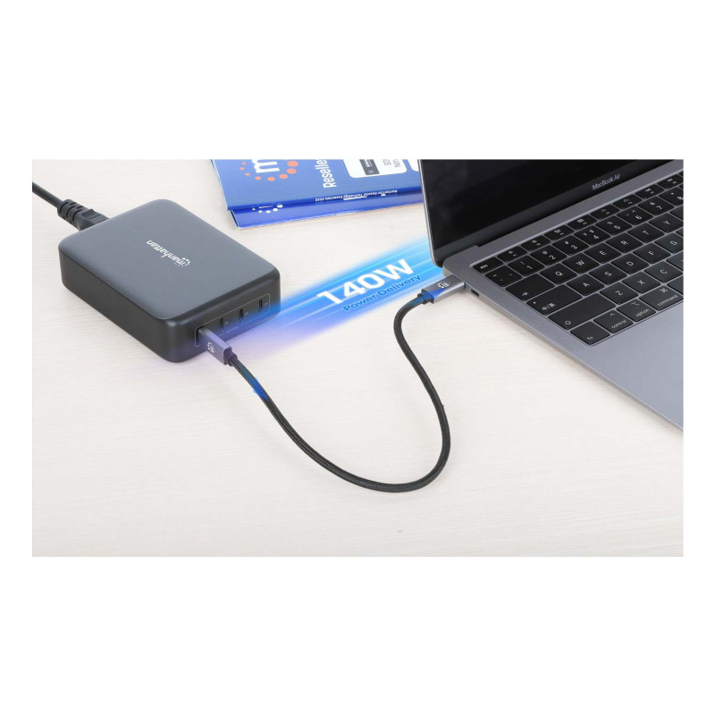 ESTACIONDECARGA/MANHATTAN/102667/ESTACIÓN DE CARGA PD CON 4 PUERTOS USB-C - 240 W image 10