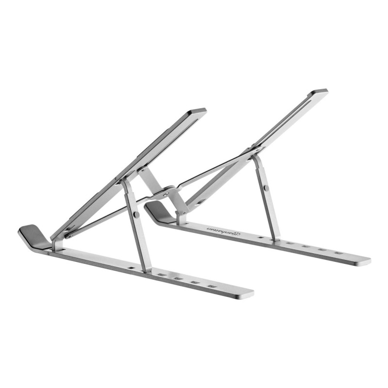 SOPORTES/MANHATTAN/462600/SOPORTE DE ALUMINIO PARA LAPTOP O TABLET CON ELEVACIÓN AJUSTABLE, PREMIUM image 4