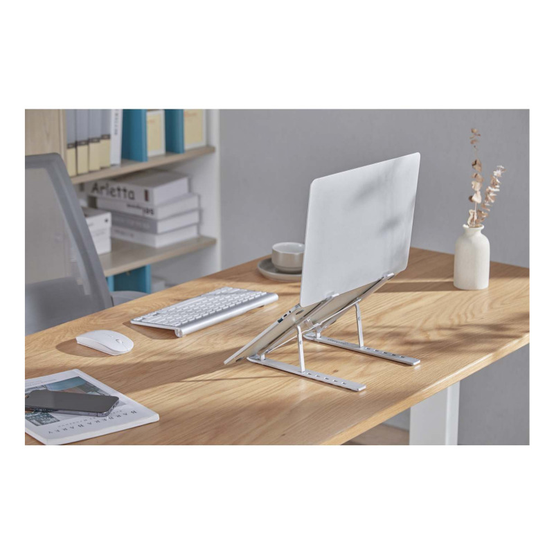 SOPORTES/MANHATTAN/462600/SOPORTE DE ALUMINIO PARA LAPTOP O TABLET CON ELEVACIÓN AJUSTABLE, PREMIUM image 8