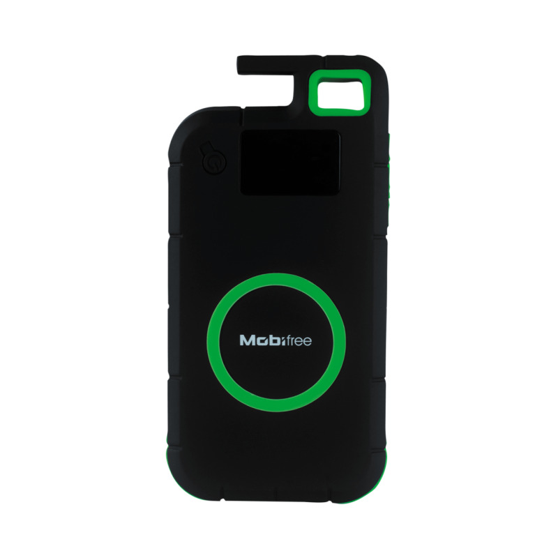 POWER BANK MOBIFREE ACTECK / 8000 MAH / CARGA INALAMBRICA / PANTALLA DIGITAL / INDICADOR LED / NEGRO / MB-923408