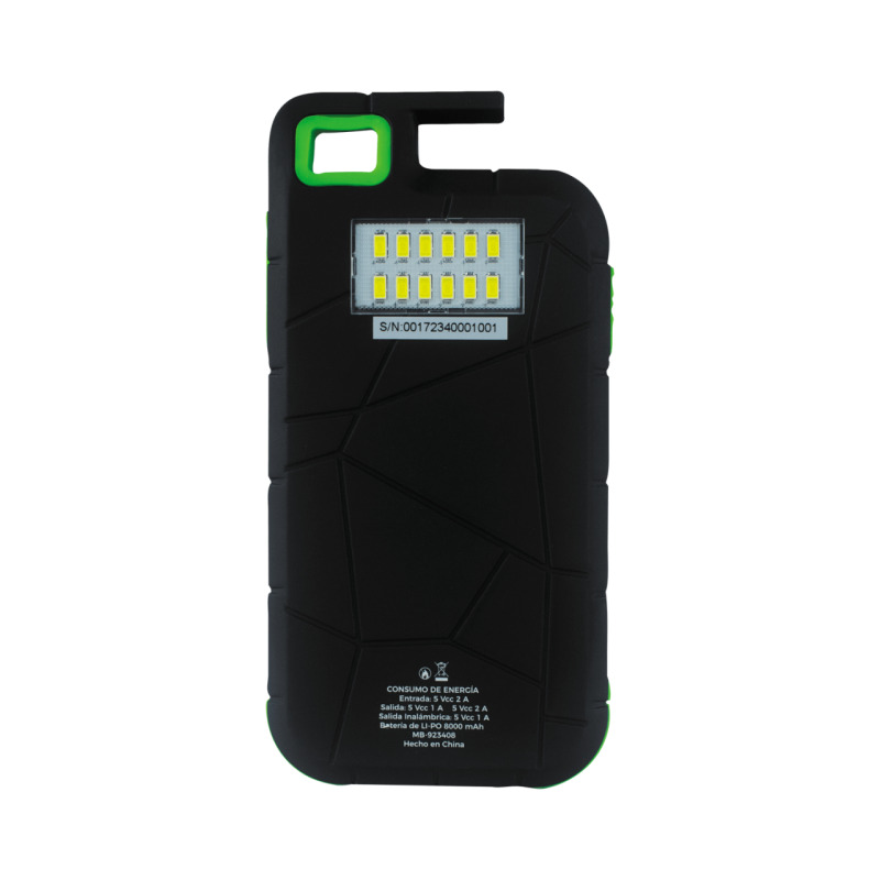 POWER BANK MOBIFREE ACTECK / 8000 MAH / CARGA INALAMBRICA / PANTALLA DIGITAL / INDICADOR LED / NEGRO / MB-923408 image 6