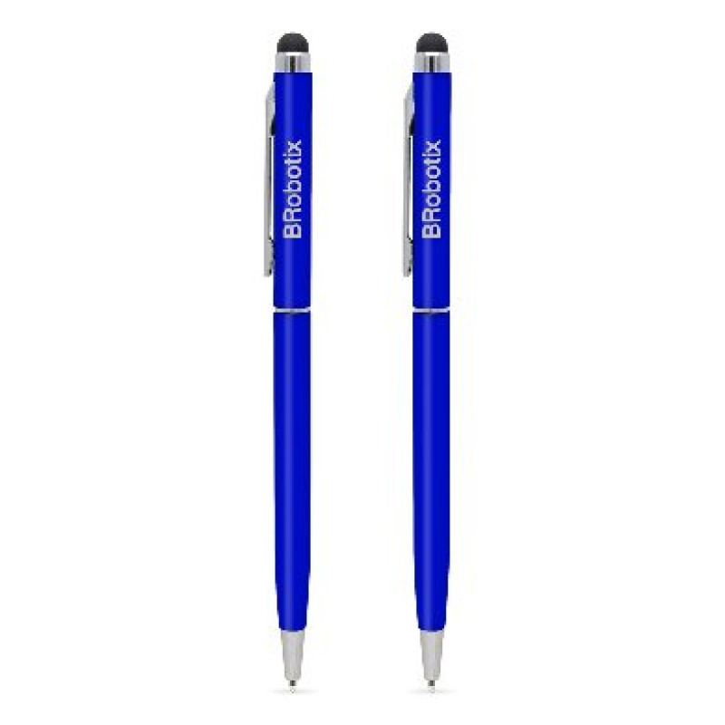 PLUMA STYLUS BROBOTIX PARA TABLETA, DUO PACK, AZUL REY