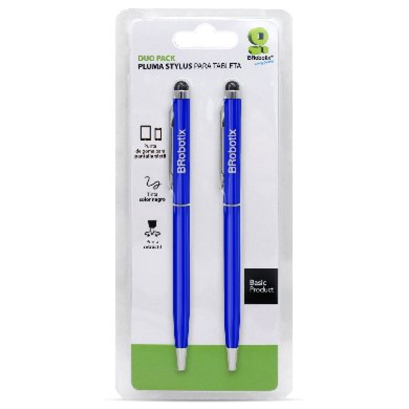 PLUMA STYLUS BROBOTIX PARA TABLETA, DUO PACK, AZUL REY image 5