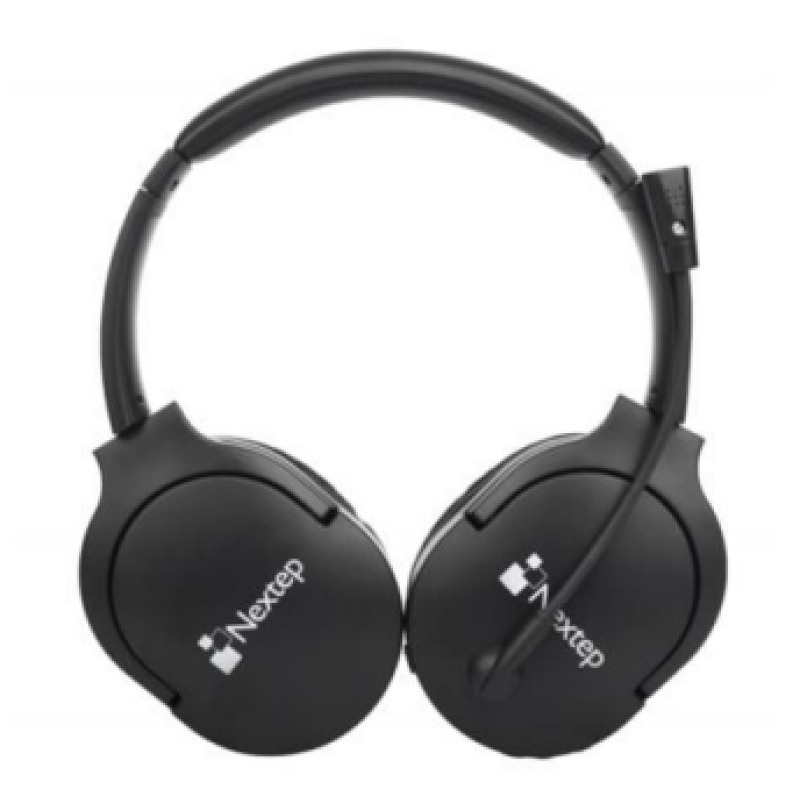 AUDIFONOS DIADEMA NEXTEP INALAMBRICO BLUETOOTH RECARGABLE CON MICROFONO NEGRO NE-424
