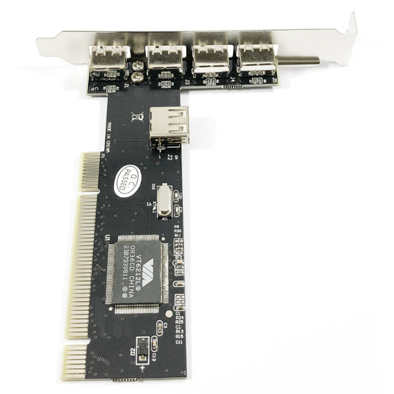TARJETA PCI A 5 PUERTOS USB 2.0 4 EXTERNOS 1 PUERTO INTERNO XMEDIA image 2