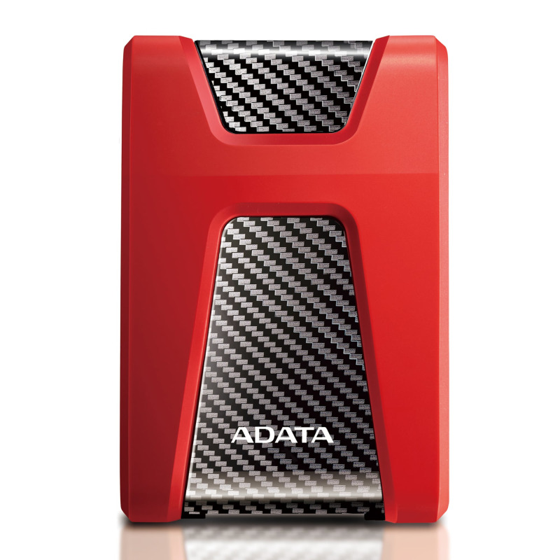 DISCO DURO EXTERNO ADATA HD650 1TB PORTATIL 2.5 USB 3.2 WINDOWS MAC LINUX CONTRAGOLPES COLOR ROJO (AHD650-1TU31-CRD)