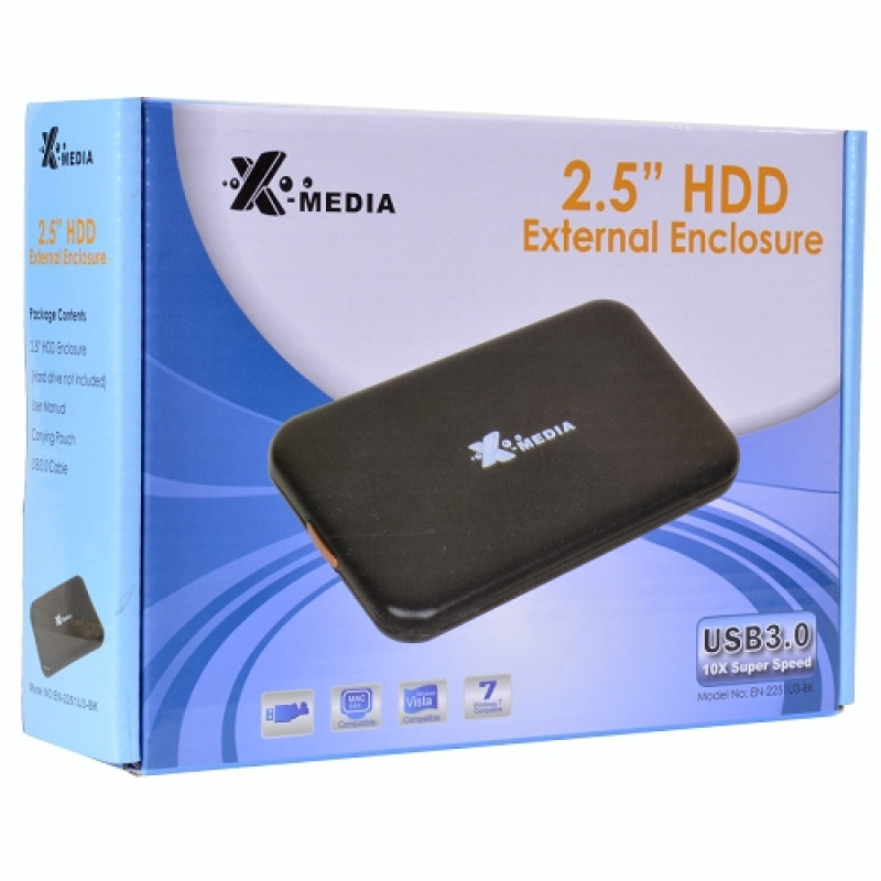 KIT P/CREAR HD 2.5 EXTERNO USB 3.0 SATA NEGRO XMEDIA EN-2251U3 image 4