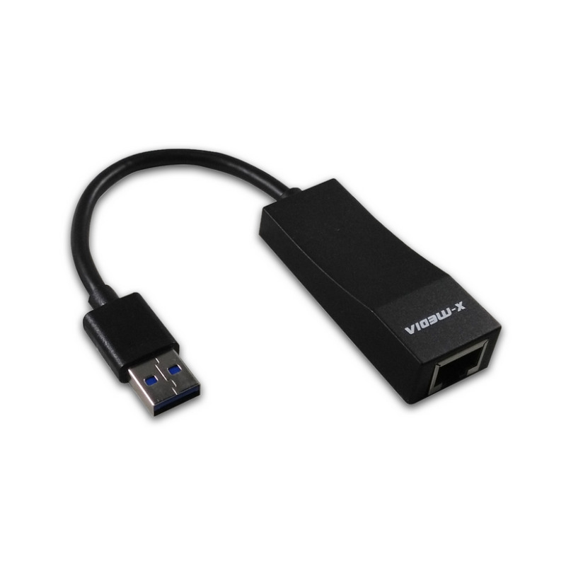 ADAPTADOR XMEDIA GIGABIT USB 3.0 ETHERNET (RJ45)  PLUG AND PLAY