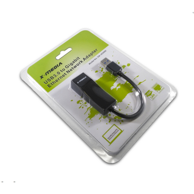 ADAPTADOR XMEDIA GIGABIT USB 3.0 ETHERNET (RJ45)  PLUG AND PLAY image 2