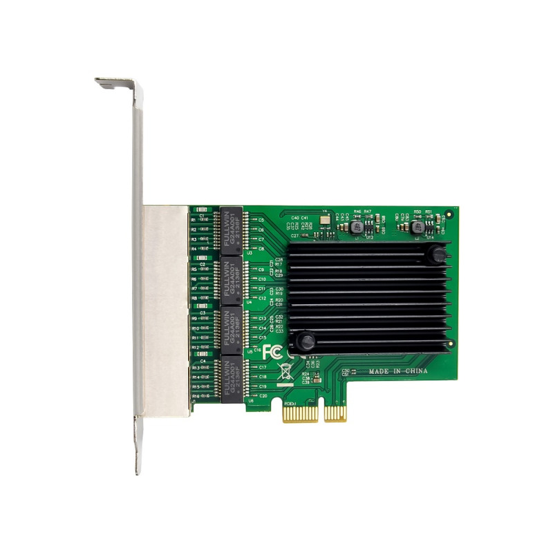 ADAPTADOR X-MEDIA PCI-E XM-NA3840 4 PUERTOS GIGABIT 10/100/1000 Chipset RTL8111F + ASM1184e. Placa estandar y low-profile image 2