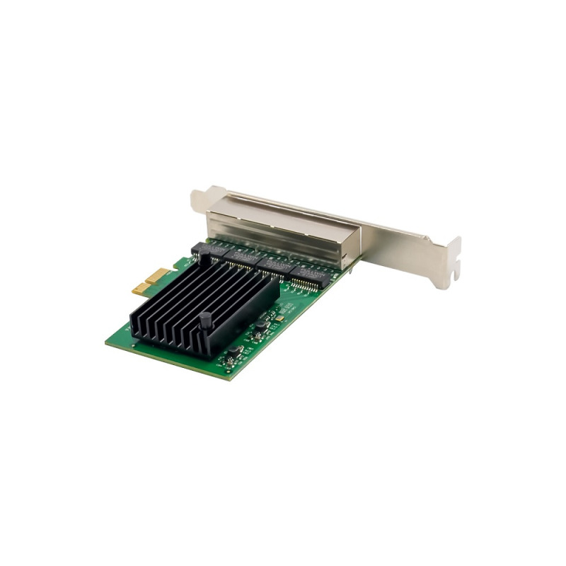 ADAPTADOR X-MEDIA PCI-E XM-NA3840 4 PUERTOS GIGABIT 10/100/1000 Chipset RTL8111F + ASM1184e. Placa estandar y low-profile image 4