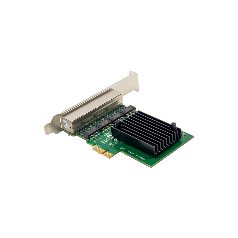 ADAPTADOR X-MEDIA PCI-E XM-NA3840 4 PUERTOS GIGABIT 10/100/1000 Chipset RTL8111F + ASM1184e. Placa estandar y low-profile image 5