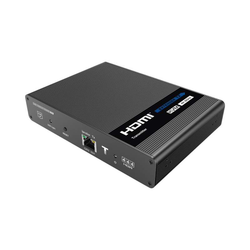 Kit extensor KVM HDMI y USB hasta 70 metros / Resolución 4K  60 Hz/ Cat 6 6a y 7 / IPCOLOR / CERO LATENCIA / HDR10 / Salida Loop / Puerto S/PDIF / Uso 24/7 / Transmite el Video y Controla tu DVR vía USB a distancia image 4