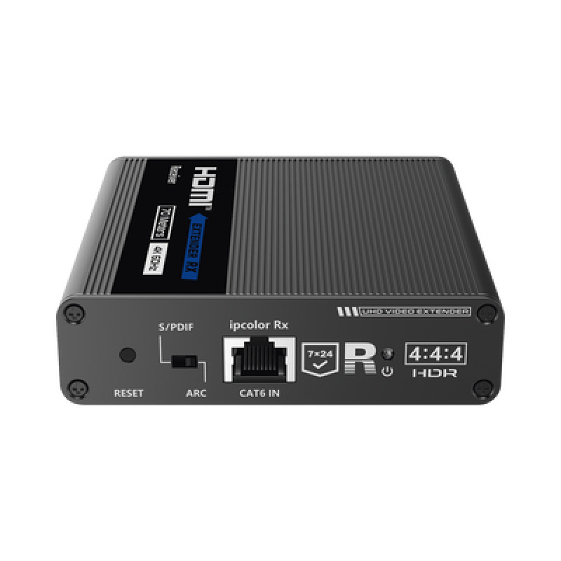 Receptor Compatible para Kits TT 676 / 4K60Hz con IR / Distancia de 70 Metros / Conexión en Cascada de hasta 10 Receptores con TT676